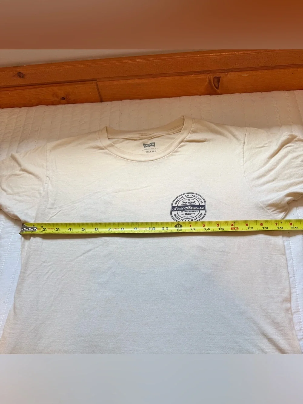 Levi's Relaxed Fit Short Sleeve Classic Graphic T-Shirt 100% Cotton Men's Medium